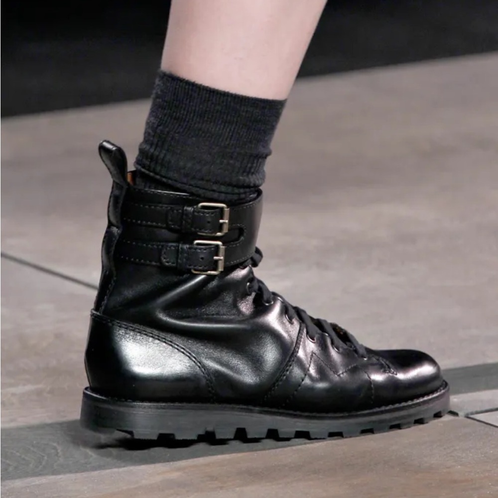 Marc Jacobs Black Combat Boots